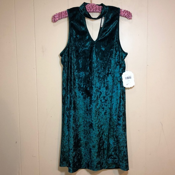 green velvet cocktail dress